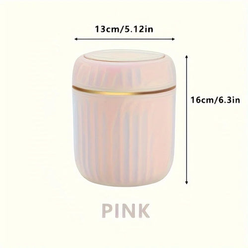 Mini Desktop Trash Can with Lid Garbage Waste Bin Organizer Bedroom