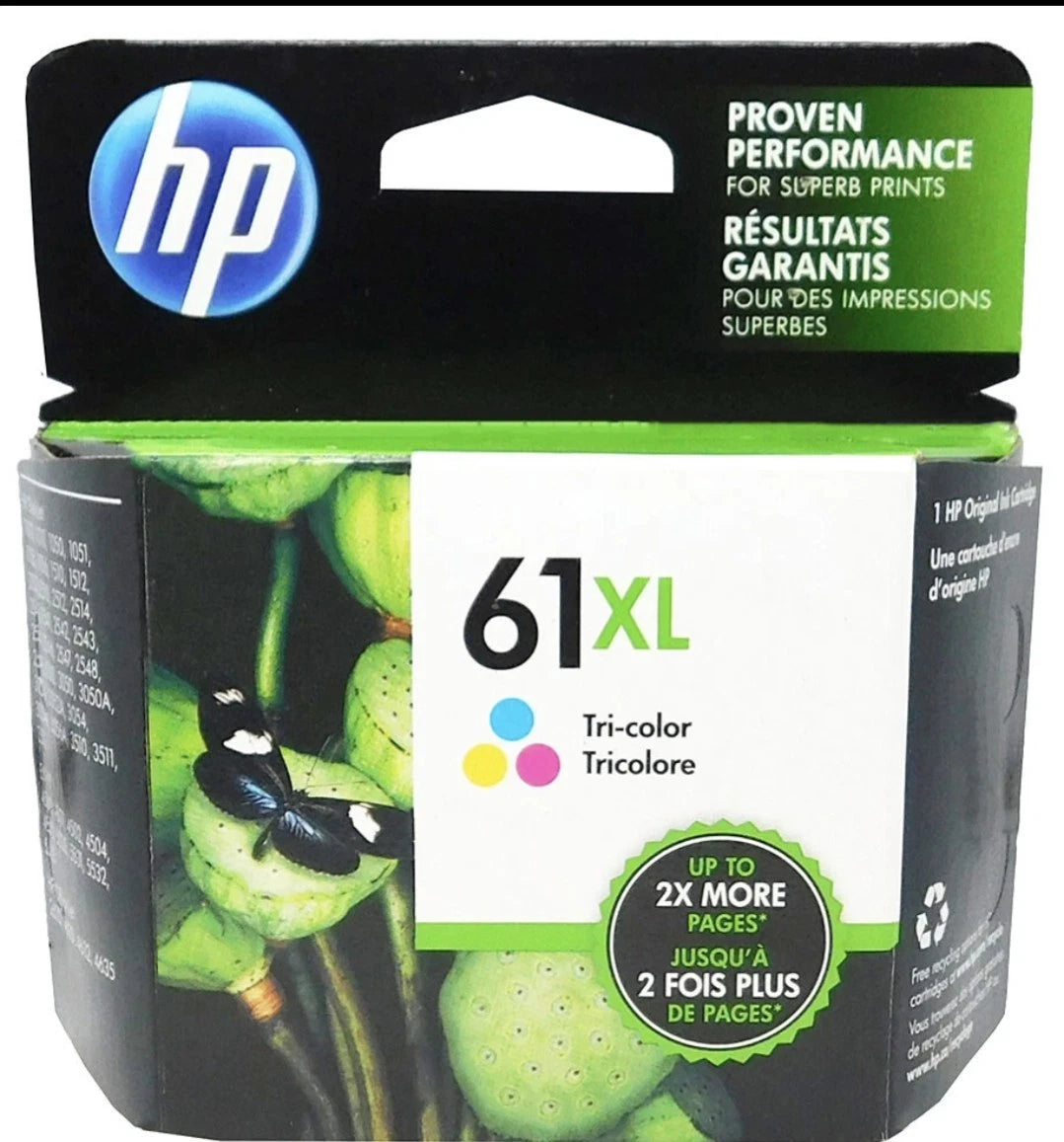HP 61XL Color Ink Cartridge -(Exp 2024)