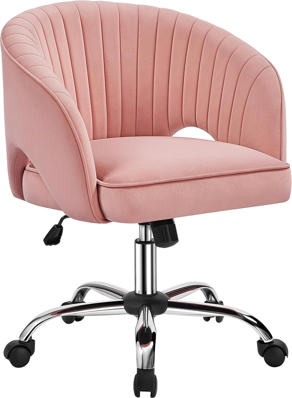 Pink Desk Chair Vanity Chair with Back Home Office Chair Cute Desk