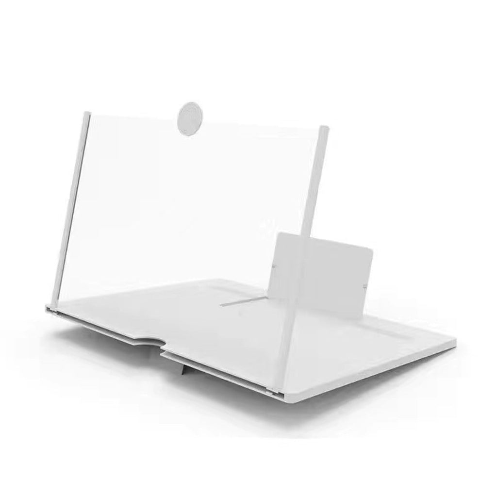 Screen Mobile Phone Magnifier, 2026 New 3D HD Screen Expander, Portable Enlarger Movies Gaming Video,Foldable Phone Stand with Movie Screen Amplifier,Compatible with All Phones (Black, 12inch)