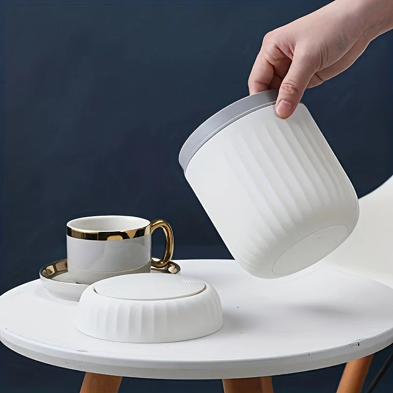 Mini Desktop Trash Can with Lid Garbage Waste Bin Organizer Bedroom