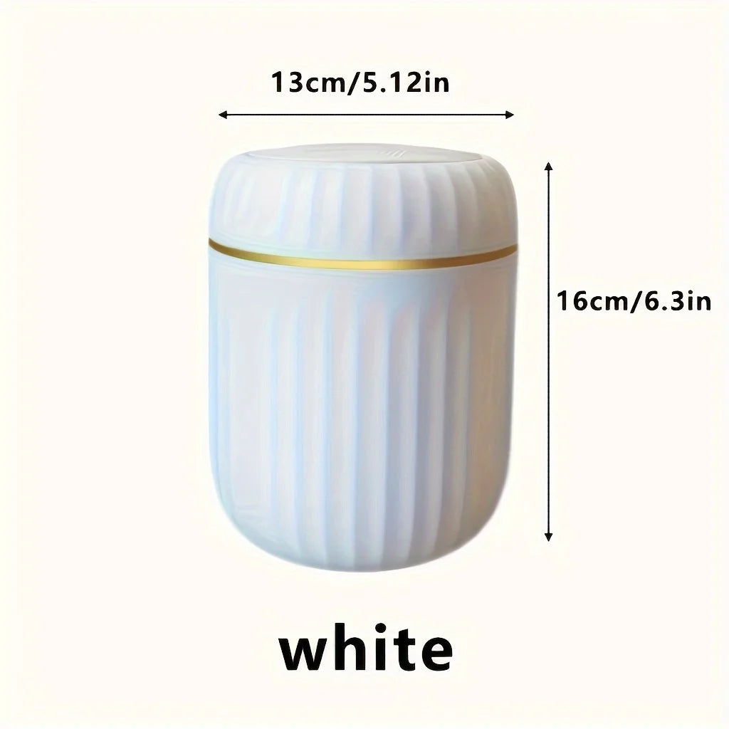 Mini Desktop Trash Can with Lid Garbage Waste Bin Organizer Bedroom