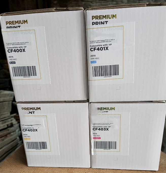 NEW COMP. 4PK Toner HP 201X (CF400X, CF401X,CF402X,CF403X)