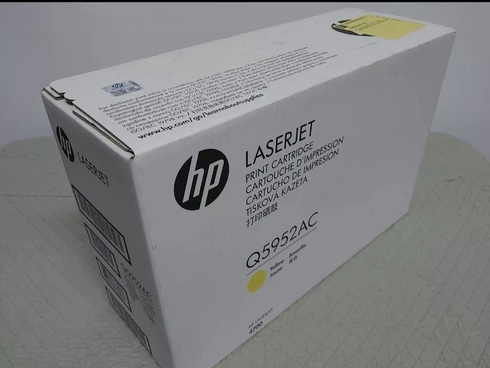 Genuine HP LaserJet 4700 Yellow Cartridge Q5952AC