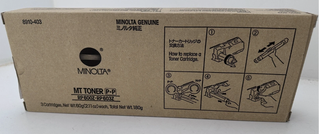 Genuine Minolta 8910-403 MT RP600Z RP603Z P-P Toner Cartridge