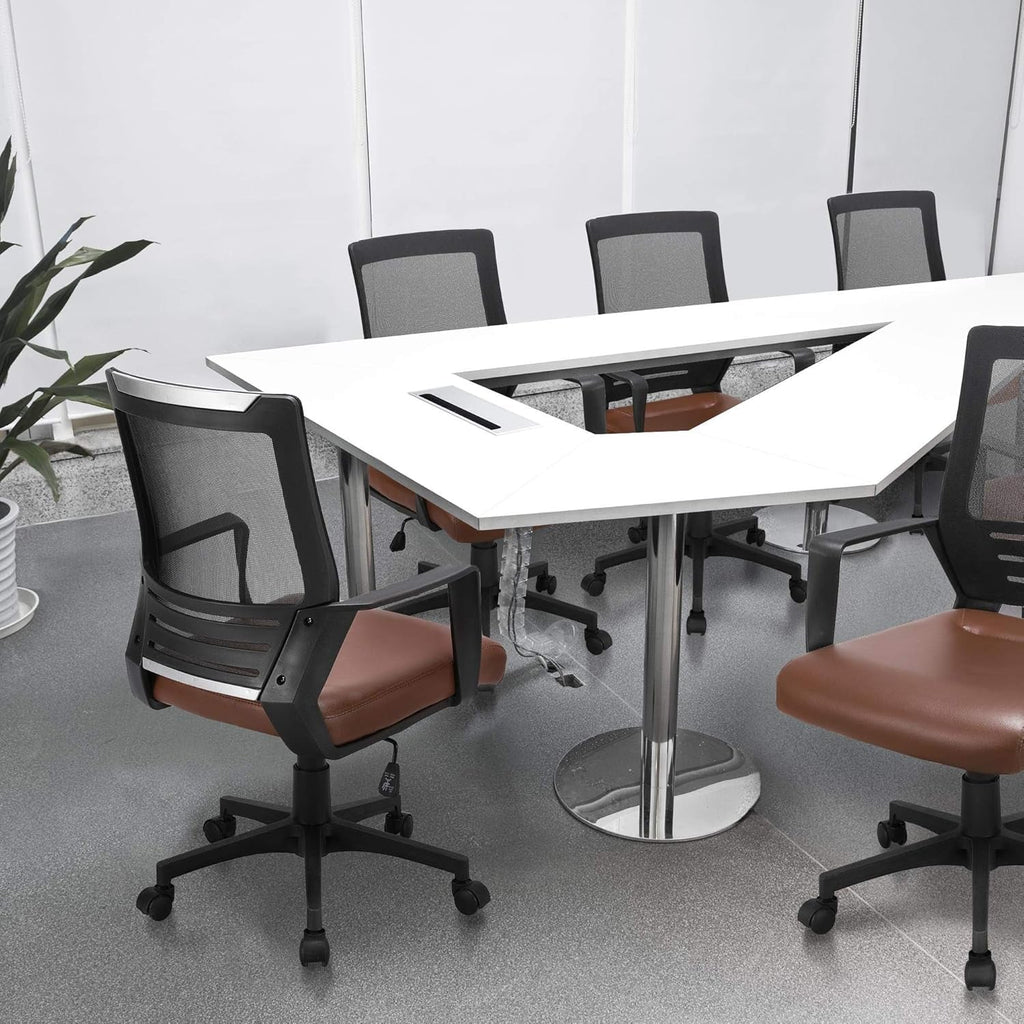 Ergonomic Home Office Chair Leather