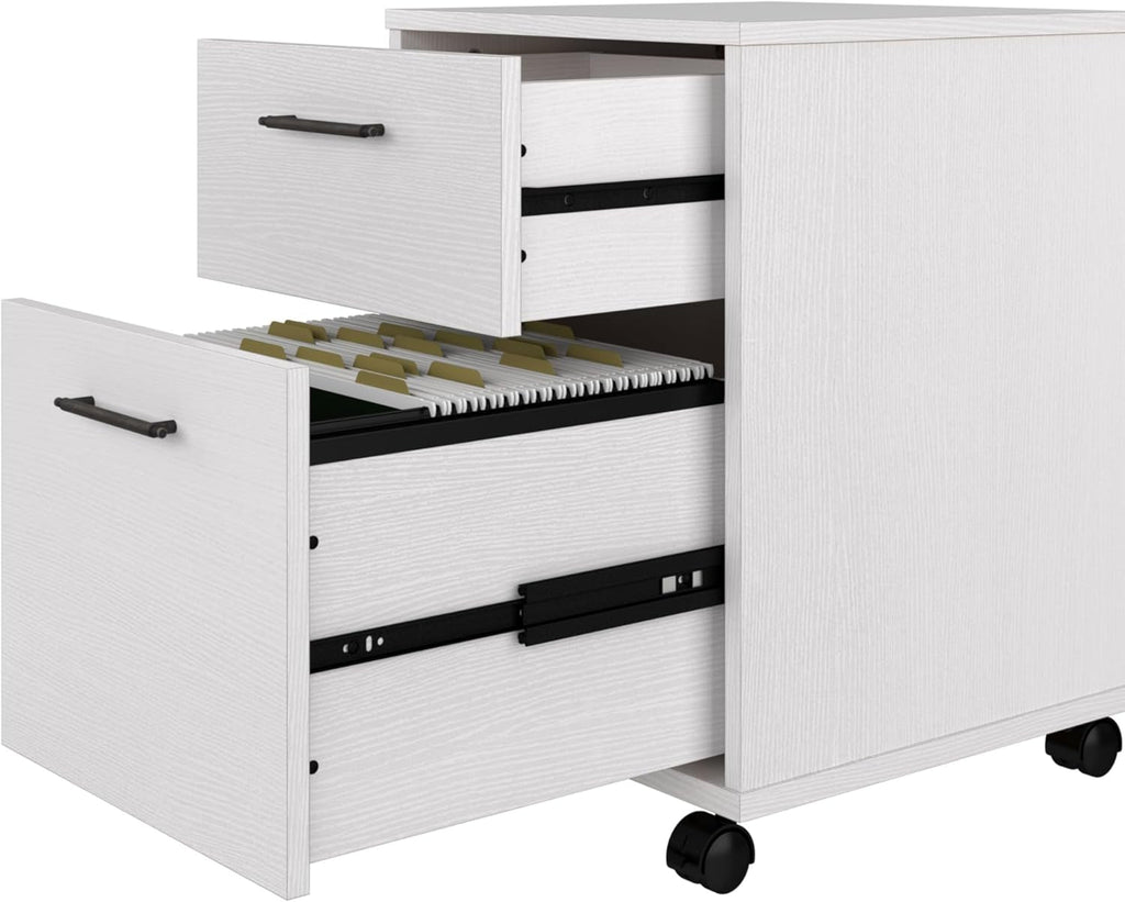 Bush  2 Drawer File Cabinet, Rolling File
