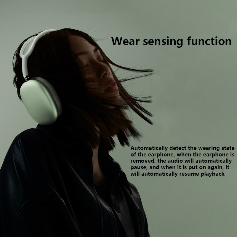 Wireless Bluetooth Headphones with in Ear Detect Function