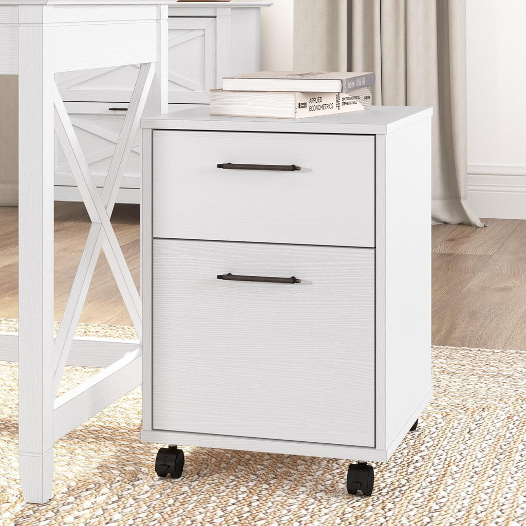 Bush  2 Drawer File Cabinet, Rolling File